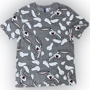 Gray Bugs Bunny/Looney Tunes shirt